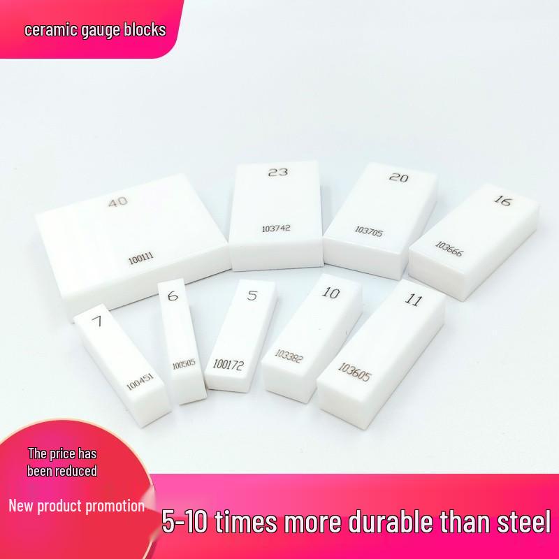 

Высокоточный керамический концевой блок, класс 0/1, заказной одиночный блок, нестандартный калибровочный инструмент 1.00-1.49mm Interval 0.01 Precision 0.001
