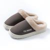 Winter Cotton Towing Cotton Shoes Outer Wear Shoes Platform Plush Home Thermal Fleece Home Slippers Non-slip