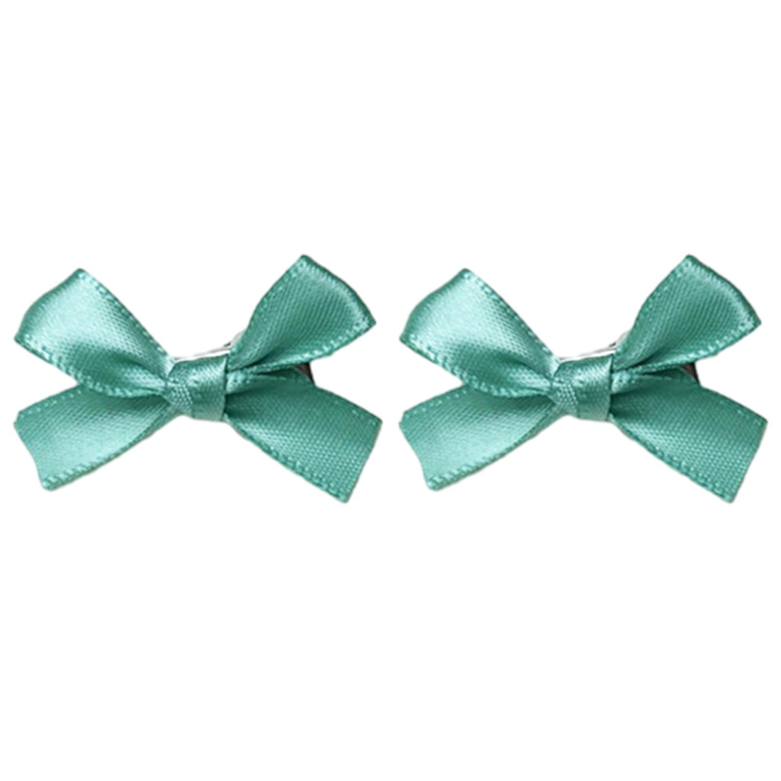 

2 шт. Лента Бант Заколка для волос Заколка-автомат Бант для волос Головные украшения Зимний бант Французская заколка Головной убор Аксессуары для волос 10