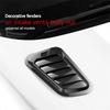Carbon Fiber Universel Capot de Voiture Scoop Prise d'Air Vent d'Évacuation Rapide Garniture Décorative Style 2 Pièces Décoration Extérieure