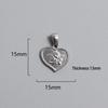 Retro Titanium Steel Cross Necklace Pendant - Stainless Steel DIY Jewelry Accessory, Fade-Resistant