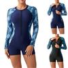 Women's One-piece Long Sleeved Swimsuit, Diving Suit, Surfing Suit, Women's Swimsuit, Swimming Suit