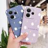 Rain Daisy Phone Case For Xiaomi Redmi Note 14 13 12 12S 11 11S 10 10S 9 9S 15 15C 14C Pro Plus 4G 5G Liquid Silicone Cover