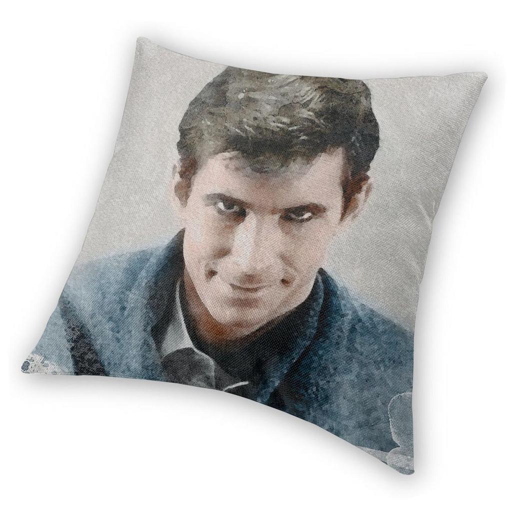 Psycho Movie Norman Bates Square Pillowcase Polyester Linen Velvet Creative Zip Decor Throw Pillow Case Home Cushion Cover