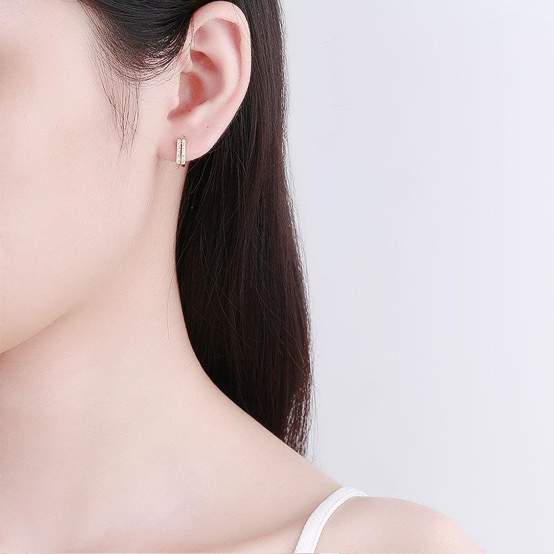 Lindon Kopparlegering Zirkon Örhängen Drop Örhängen För Kvinnor Bröllopsfest presenter