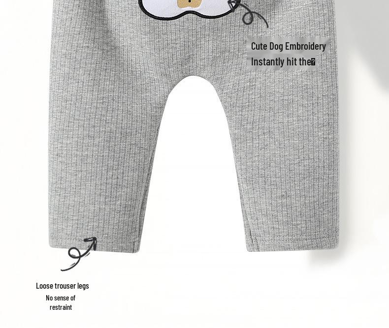 2025 Herbst/Winter Cartoon Fleecehosen für Kleinkinder (0-3 Jahre) - Unisex Lange Hosen