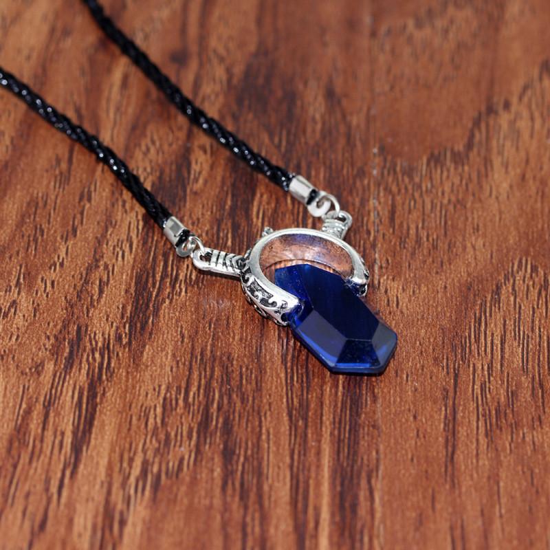 Cry Devil May Soul Stone Waterdrop Shape Pendant With Rope Chain Collectors For