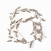 Christmas Vine & Branches: Champagne White & Gold Powder Tree Decor