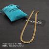 6mm stainless double kihei center double kihei chain 18k 18k long [silver KYASYA] Thin, wide, steel, 6-sided cut, necklace, fold, gold, necklace,