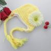Newborn Photography Props Infant Costume Outfit with Flower Headband Baby Girl Fotografia Crochet Costumes