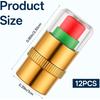 12PCS Car Tire Pressure Monitor Valve Stem Caps 3-Color Tire Pressure Caps Alarm Tires Indicator Sensor Indicator Universal Valve Stem Cap for Cars,