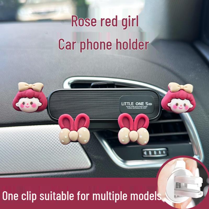 KT Cat Anti-shake Car Air Vent Phone Holder for Girls