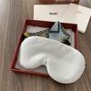 Wanshili Leisure Life Silk Scarf & Eye Mask Set