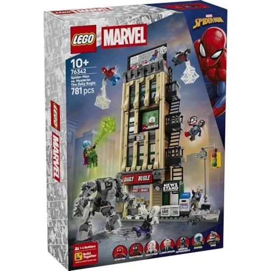 LEGO Marvel Spider-Man Vs. Mysterio Daily Bugle 76342 Toy Boys Girls Birthday Present Block 10 Years Old 11 12 Elementary School Goods Figure Battle