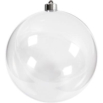 Decorative Ball - 15.6 Cm - Transparent - Plastic - Indoor