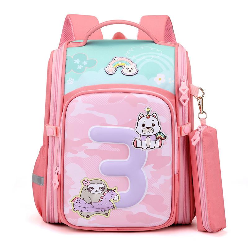 Adorable And Functional Kids Backpack With Cushion Straps Ideal For Elementary School Use