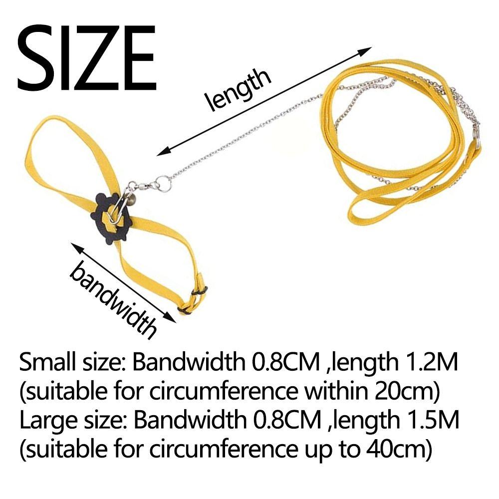 Soft Strap Lizard Traction Rope Creative Pet Turtle Harness Pet Tortoise Leash  Pet Supplies