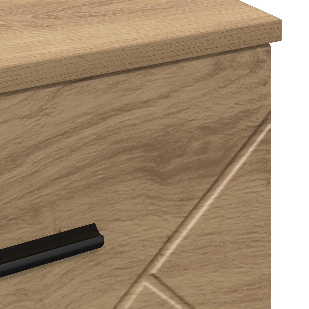 Nightstand Artisan Oak 38 x 38 x 66 cm Particleboard