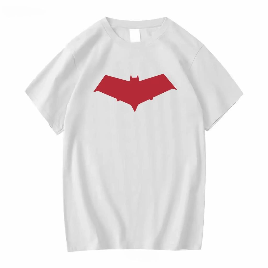 Red Hood Symbol Jason Todd T Shirt Black Long or Short Sleeves Vintage Washed Unisex Homme Fashion Slightly Breathable Casual