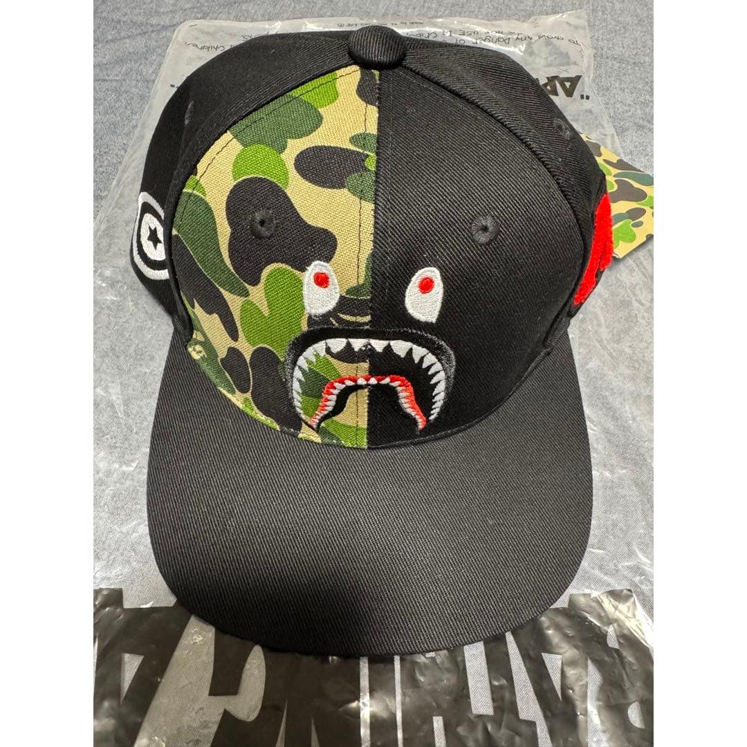 Used bape shark ABC Camo ABC CAMO hat WGM