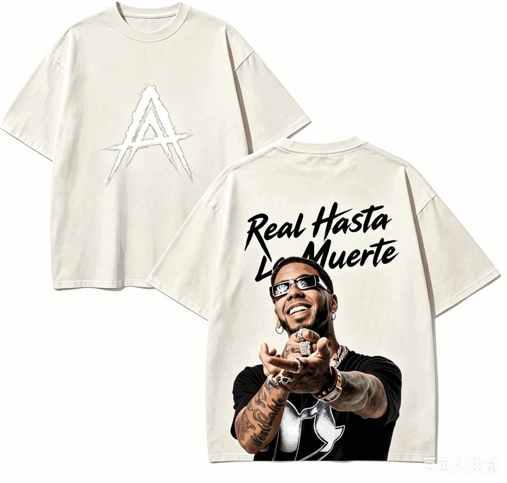 Real Hasta La Muerte For Fan Gift Tshirt Unisex Unisex Harajuku Oversizedunisex Short Sleeve Streetwear High Quality Couples Soft