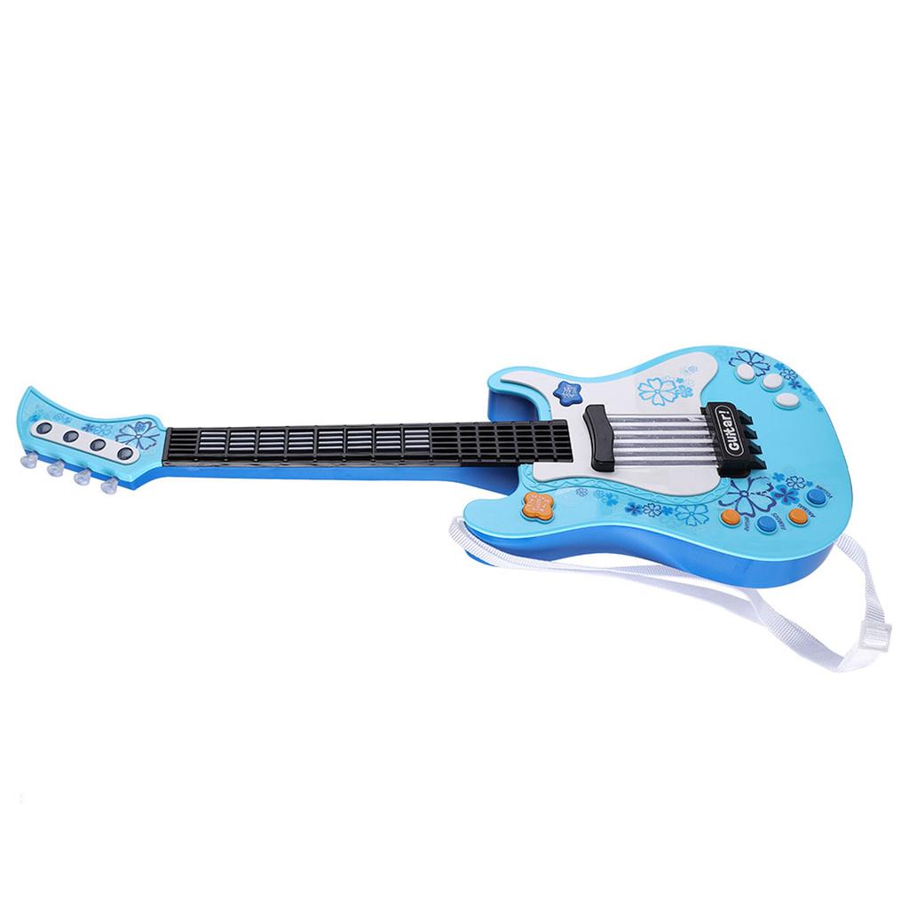 Multifunctional Kids Bass Guitar Toy Children Light Musical Instrument Toy