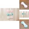Kindersicherung für Schränke und Kühlschränke mit sicherem Design in Farboptionen