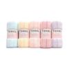 [5 packs of single 30 * 60cm] High-density coral fleece towels are soft and absorb water without shedding hair