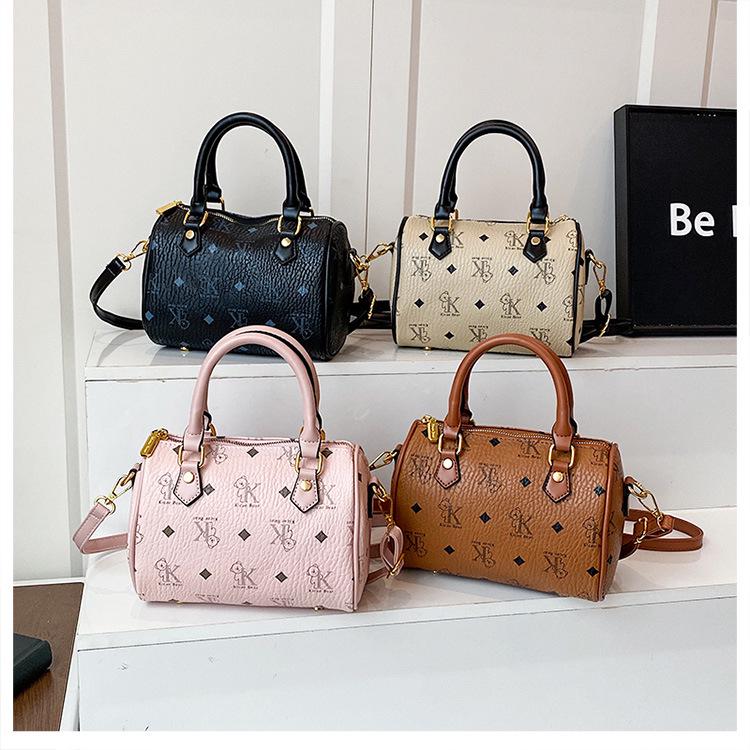 Damen Retro Luxuriöse Boston Schulter- und Crossbody Kissen-Tasche