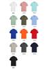 HS-3301: Light Luxury Cool Polyester Spandex Polo Shirt, Solid Color Lapel, New Short Sleeve T-shirt.