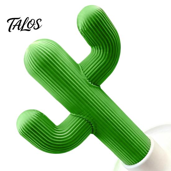 Cactus Headphone Stand And Watch Holder, Desktop Organizer with Cable Storage Charging Tray Tray, 3D Printed Display Rack for Earphones Smart Watches