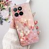 Phone Case For Honor X5b Plus X6b X7b X8b X9b 5G Elegant Flower Cat Painted Soft Silicone TPU Cases