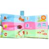 Soft Fabric Cloth Book with Stickers for Newborn Baby to Learn ABC Colors Animal Numbers Learning Words Montessori Geometric Shapes Activity Binder