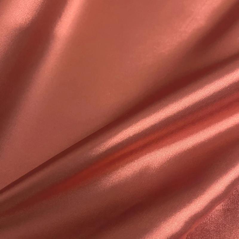 100x150cm Solid-color Satin Export Sandine Soft Impermeable Clothing Fabric DIY Colored Light Pajamas Evening Wear Flowing