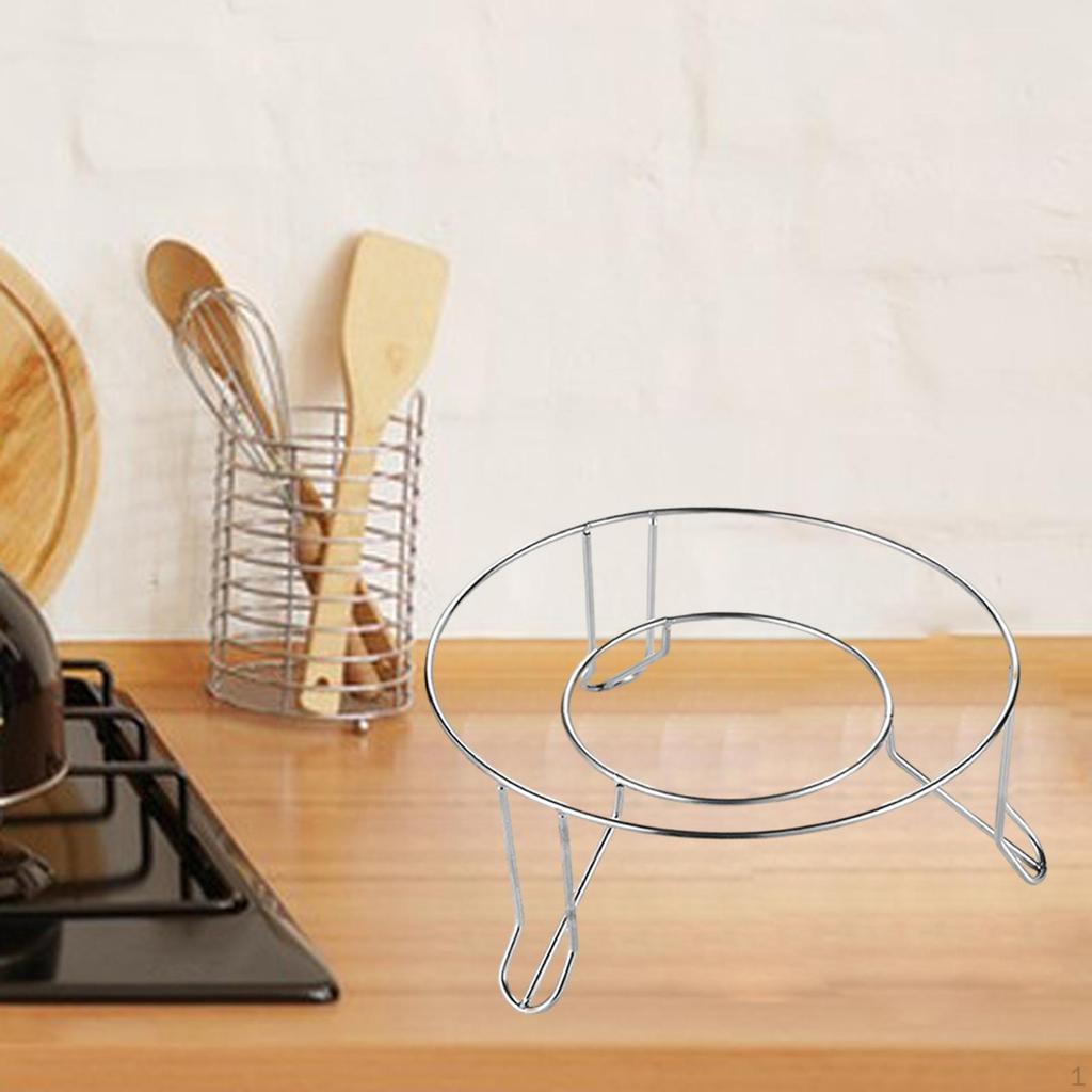 Robuster Dampfgarer aus Edelstahl für einfaches Kochen und Camping