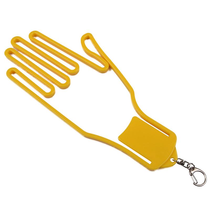 

1 шт. Растяжитель для гольф-перчаток, держатель, вешалка, каркас для поддержки перчаток, аксессуары жёлтый