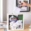 Top-Loading Schattenbox Bilderrahmen Klare Vitrine für Zuhause Wohnzimmer Wohnung Urlaub Strand Konzert Abenteuer