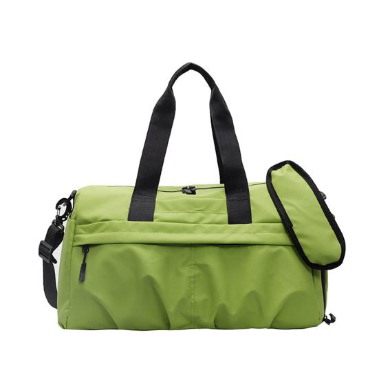 

Small Duffel Bag for Sports Gym Bag with Shoe And Wet Clothes Compartment Waterproof Carry-on Travel Bag for Women And Men Weekend Getaway зелёный