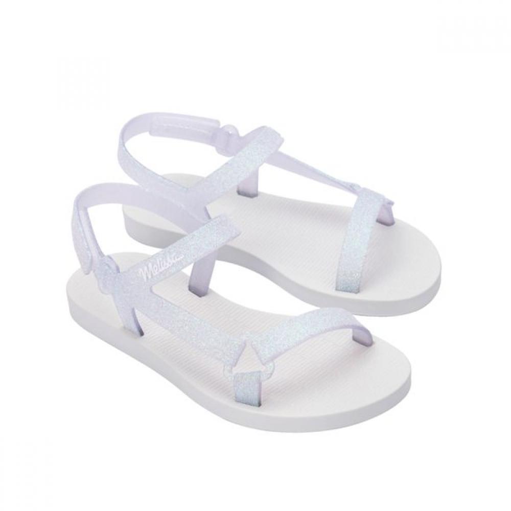 

Mini Melissa Toebox Sun Downtown Ii Youth Sandal Msycf2tsdt11 white/195mm
