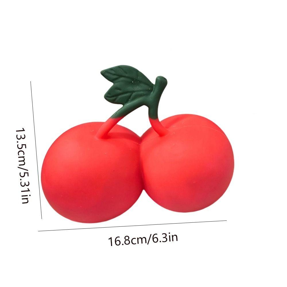 Realistisches Kirsch-Quetschspielzeug Weiches Knet-Simulationsfrucht-Quetschspielzeug Weihnachtsgeschenke