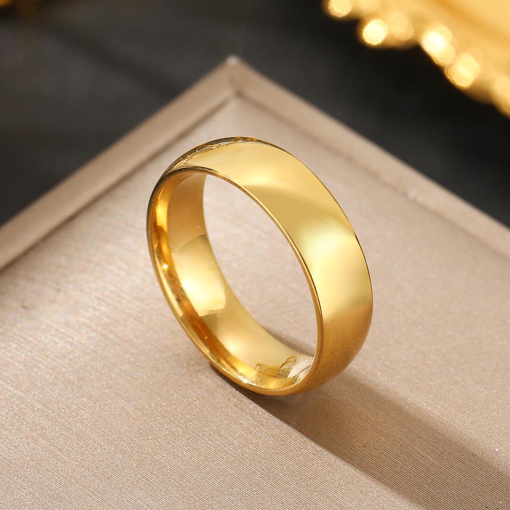 Stainless Steel Ring Classic Fashion Mirror Design Classy Ring  For Women Zircon Fashion New Products Party Gift Recommendation