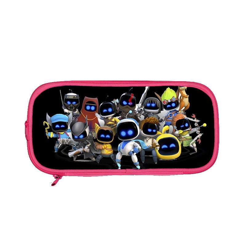 Astro Bot Themed Space Robot Double Layer Pen Pouch For Students And Young Creatives