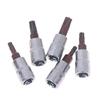 5 Pcs Torx Screwdriver Bits 1/4 Inch Drive Socket Head Tools T15 T20 T25 T30 T40 Socket Wrench Adapter Hand Tools