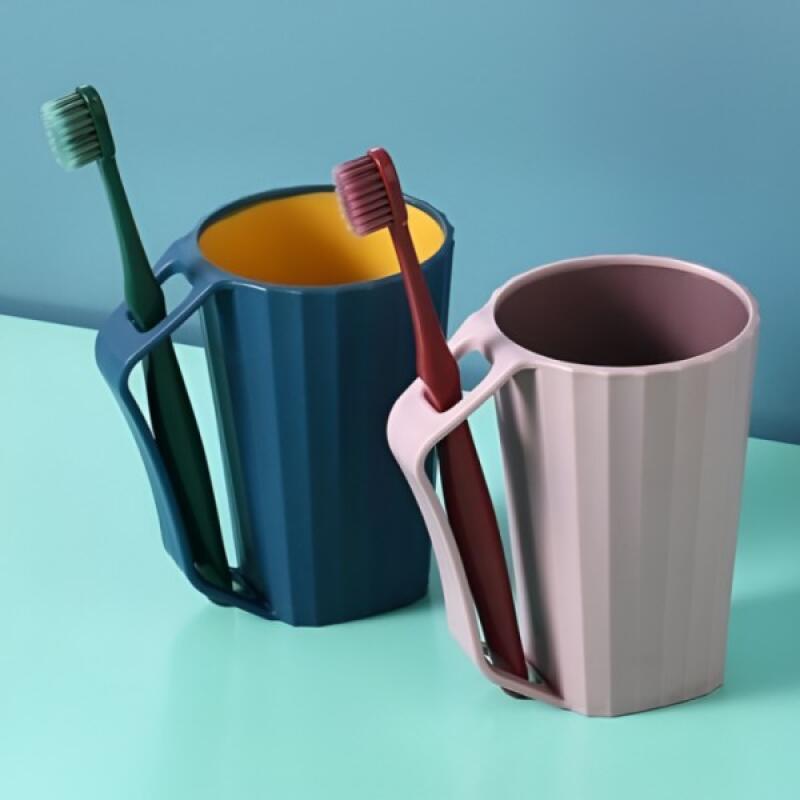 Toothbrush holder, toothbrush cup, upside down sanitary drain, toothbrush holder 02. Pink