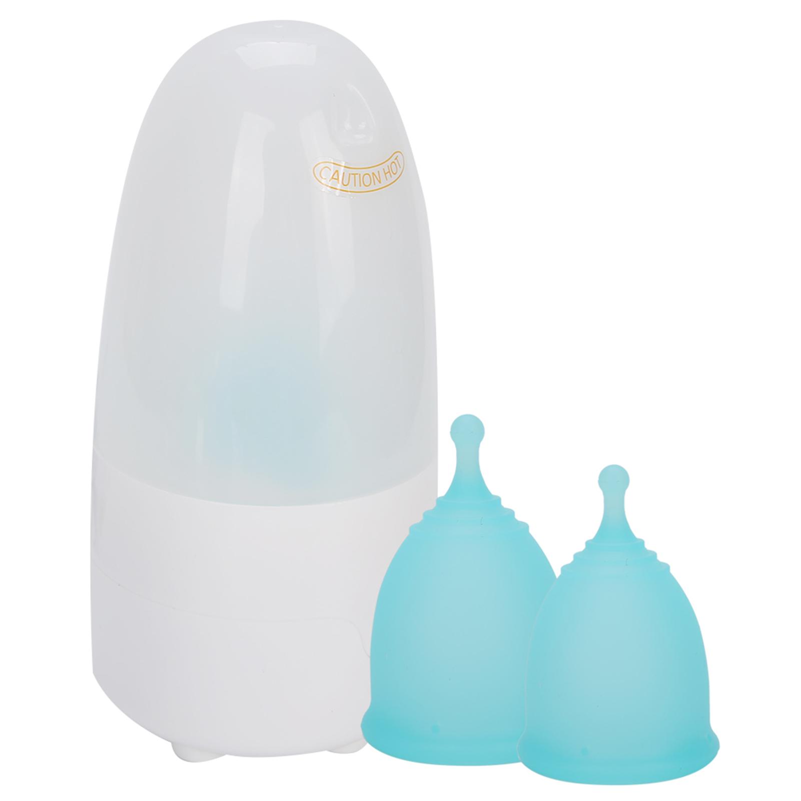 

Многоразовая менструальная чаша из силикона, герметичная, с функцией паровой машины (1шт S 1шт L ) EU Plug