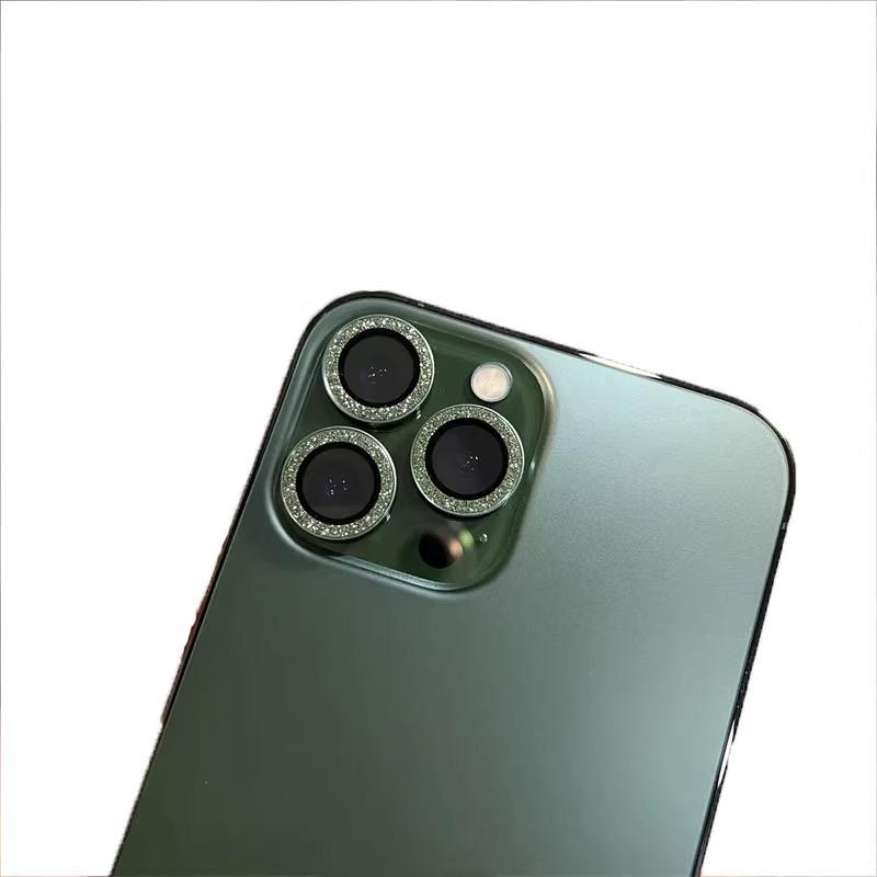 Folie de protecție cu sclipici Apple 17ProMax pentru obiectivul camerei mobile iPhone 15/14