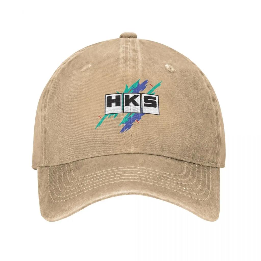 HKS Race Baseball Cap Vintage Distressed R32 GTR Headwear Men Women Outdoor Running Golf Caps Hat