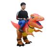 Halloween Cavalcata Velociraptor Costume Gonfiabile Costume Gonfiabile Tirannosauro Bambola Cartone Animato Vestito Spettacolo Teatrale Festa