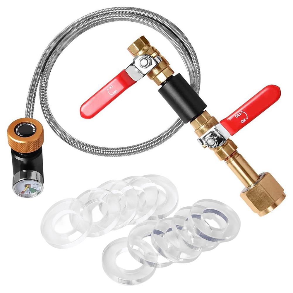 10PCS Silicone CO2 Adapter Gaskets Replacement O Rings Seals Gaskets Portable CO2 Quick Adapter Gaskets for Soda Maker