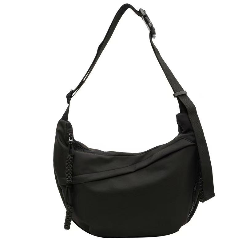 Women's 2026 High-End Waterproof Nylon Crescent Crossbody Bag